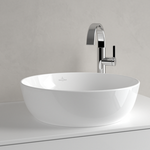 Villeroy&Boch Artis - umywalka nablatowa, biała połysk ∅ 43 cm
