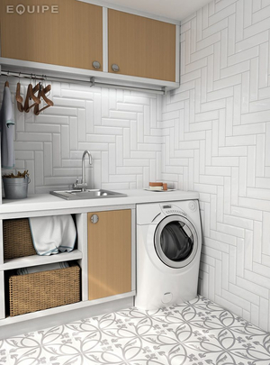 Equipe Metro White Mat 7,5 x 30 cm - płytka ceramiczna, ścienna 14247