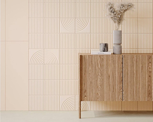 Paradyż Neve Creative Grys ściana dekor rekt. 30 x 90 cm - płytka ceramicznaS-R-298X898-1-NECR.GRDE-P, połysk