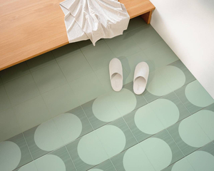Paradyż Neve Creative Dark Green Dekor 10 x 10 cm ściana - płytka ceramiczna S---098X098-1-NECR.DGDE-M, mat