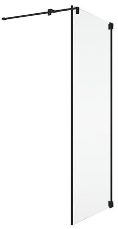 Sanswiss dodatkowa ścianka boczna  80x200 cm, szkło przezroczyste, profile Srebrny połysk CAT30805007