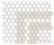 Dunin House Loves Mini Hexagon Stripe 2.3.C Mat 26 x 30 cm - mozaika gresowa
