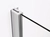 Sanswiss element ruchomy 90°  43,7x200 cm, szkło przezroczyste, profile Srebrny połysk BTK2204375007