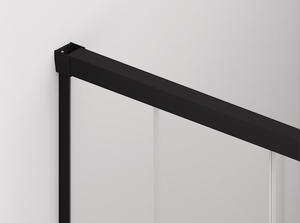 Sanswiss wejście narożne rozsuwane dwuczęściowe 90x200 cm, szkło Screen, profile Srebrny połysk CAE2G0905087