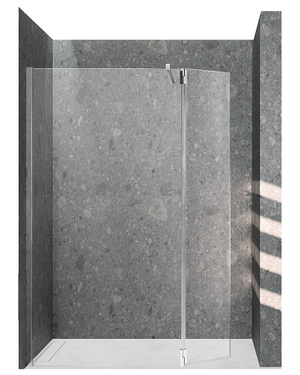 Emporia Sense HA szkrzydło ruchome do kabin walk-in 37 cm wys. 200 cm srebrny SENSIHA37-1K