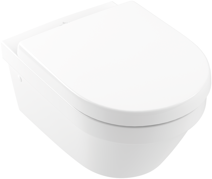 Villeroy&Boch Architectura miska WC półokrągła wisząca 53x37 cm bezrantowa + deska wolnoopadająca 4694HR01