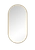 Emporia Virgo lustro owalne 50x100 cm gold LED VIRGO-500-1000-GD-LED