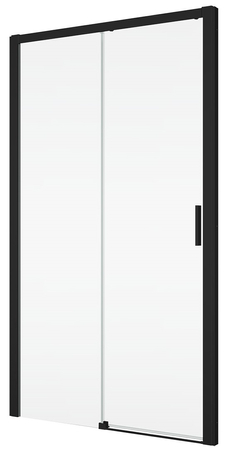 Sanswiss drzwi jednoczęściowe ze ścianką stałą w linii 130x200 cm, szkło przezroczyste, profile srebrny połysk TLS2D1305007