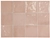 Equipe Village Rose Gold Połysk 13,2 x 13,2 cm - płytka cegiełka, ścienna 25594